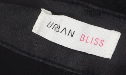 Womens UK Size 12 Urban Bliss Slim Fit  Black Trousers