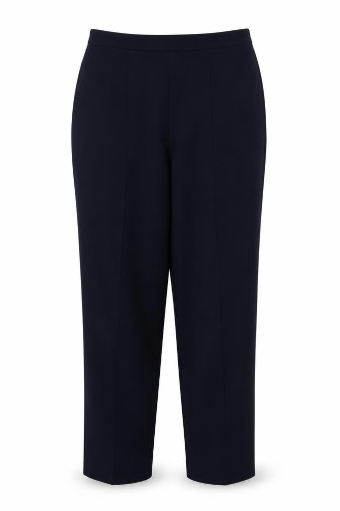 Womens UK Size 12 Isle Regular Fit Straight Blue Trousers
