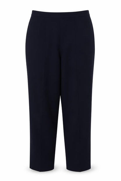 Womens UK Size 12 Isle Regular Fit Straight Blue Trousers