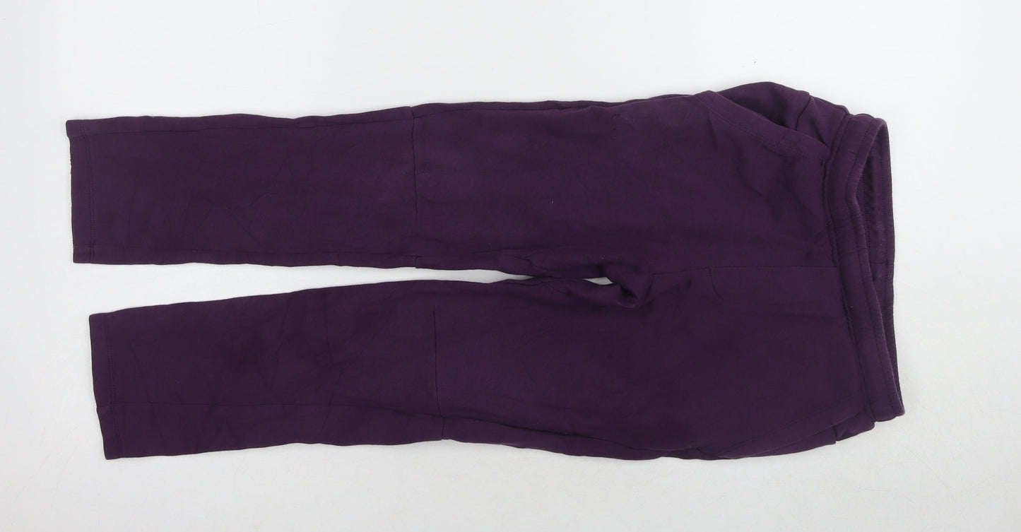 GapFit Unisex Kids Purple Sweatpants M Activewear Stretch