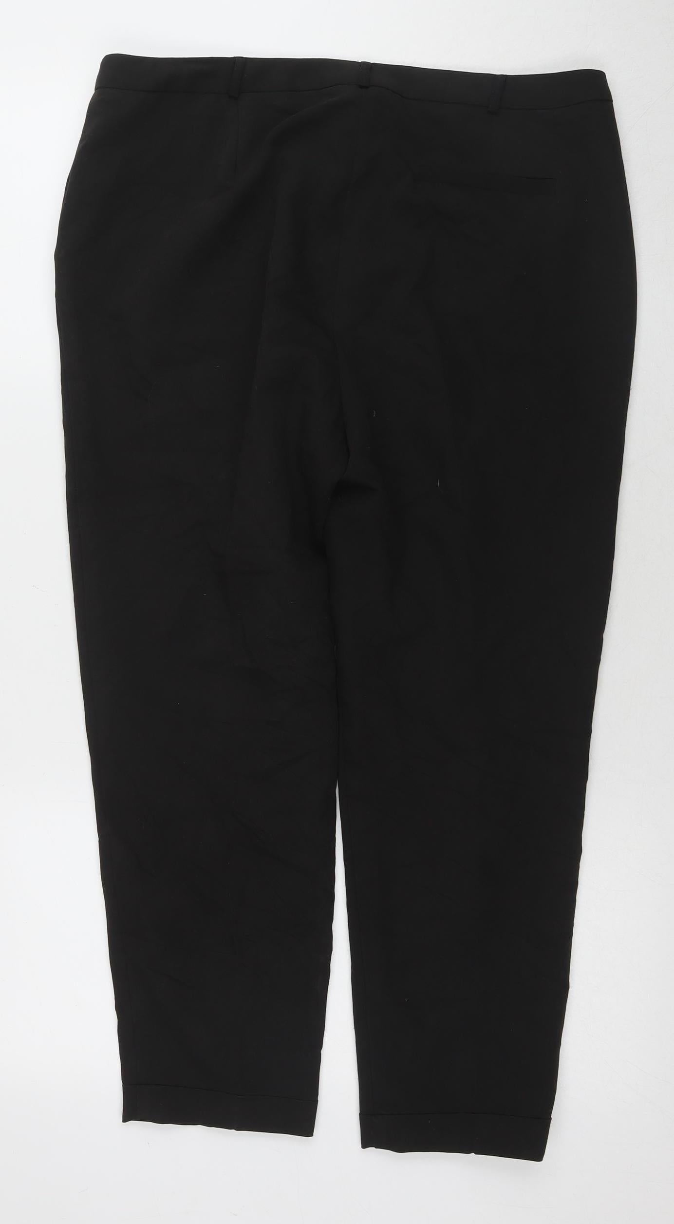 Womens UK Size 10 ASOS   Black Trousers