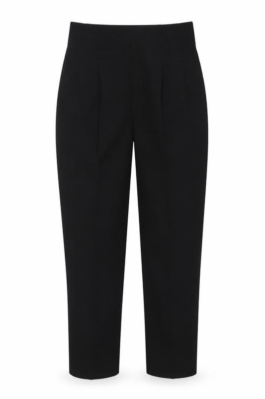 Womens UK Size 8 New Look Regular Fit Dress Pants Black Trousers