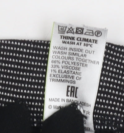 Womens UK Size 12 Marks and Spencer   Black Trousers
