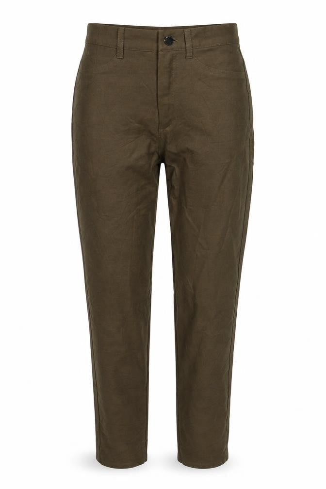 Womens UK Size XS FOREVER 21 Slim Fit Casual Brown Trousers