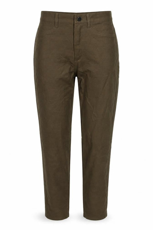 Womens UK Size XS FOREVER 21 Slim Fit Casual Brown Trousers