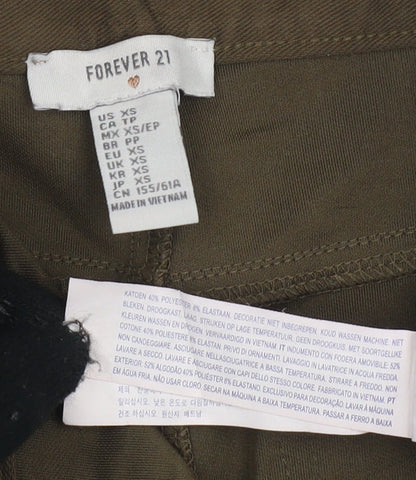 Forever 21 Women's Brown Slim Trousers XS