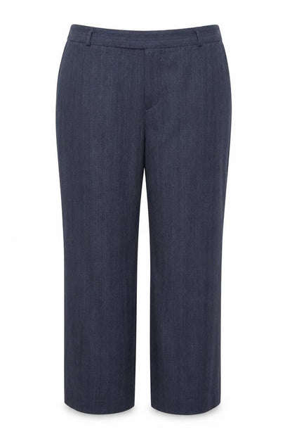 Womens UK Size 18 Marks and Spencer Regular Fit Dress Pants Blue Trousers