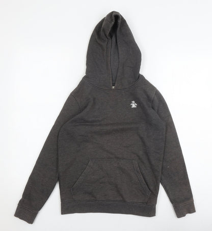 Original Penguin Boys Grey Pullover Hoodie, 10-11 Years