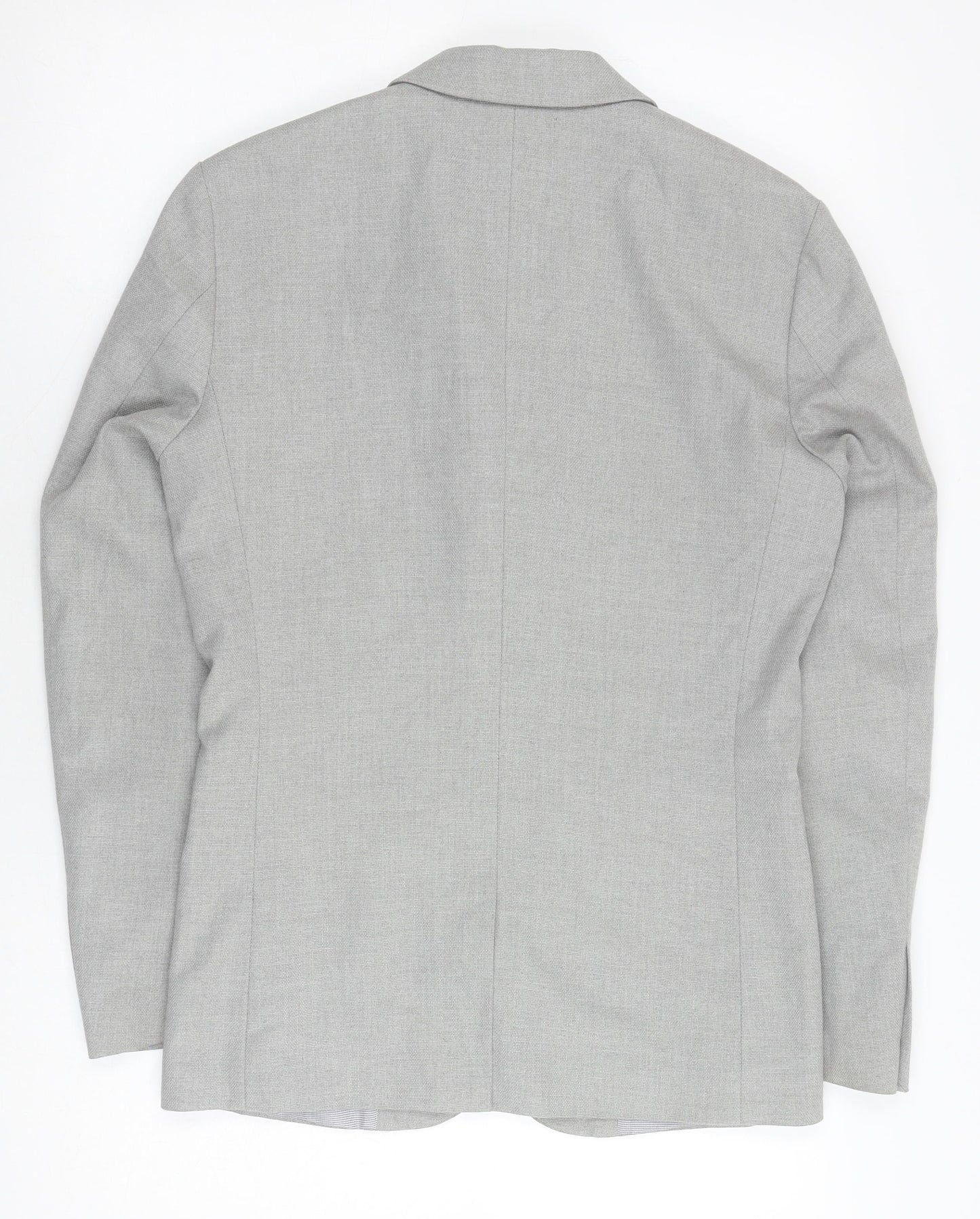 Mens UK Size 46 JACK & JONES Regular Grey Suit Jacket