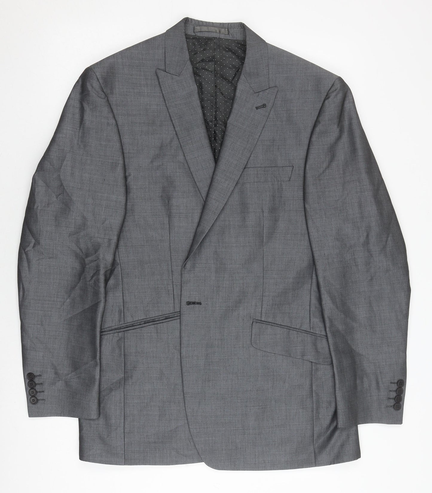 Mens UK Size 40 Jasper Conran Regular Grey Suit Jacket