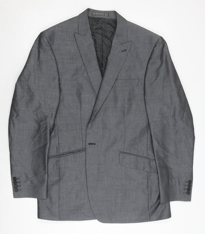 Mens UK Size 40 Jasper Conran Regular Grey Suit Jacket