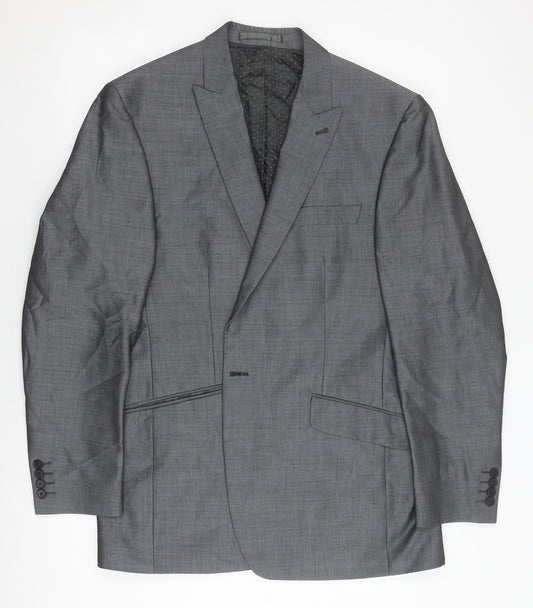 Mens UK Size 40 Jasper Conran Regular Grey Suit Jacket