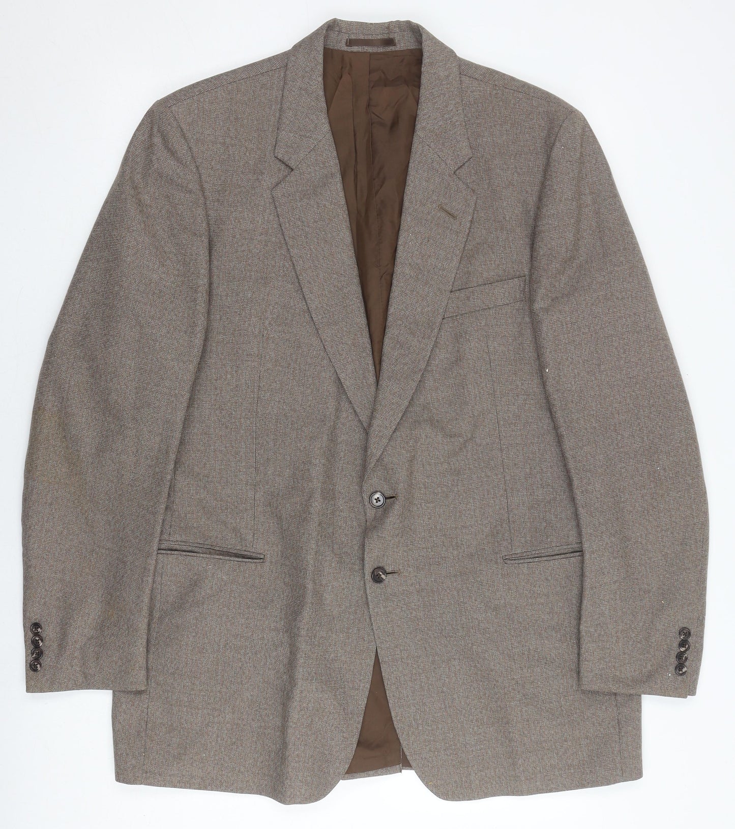 Mens UK Size 43-44 St Michael Regular Brown Suit Jacket