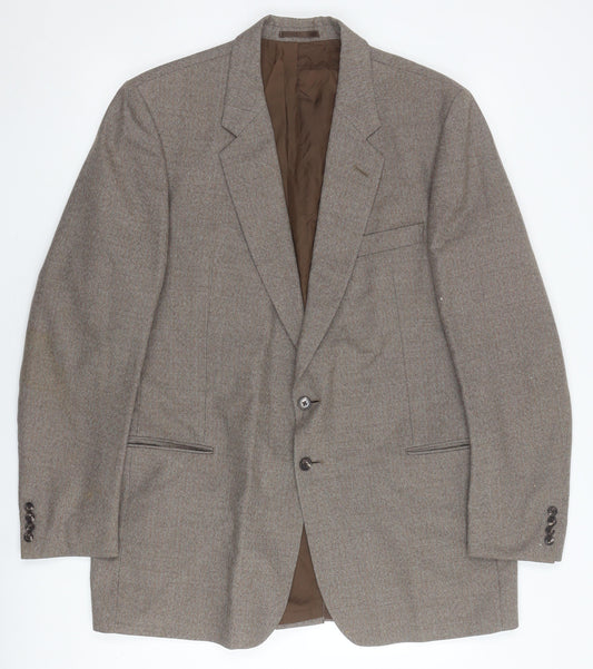 Mens UK Size 43-44 St Michael Regular Brown Suit Jacket