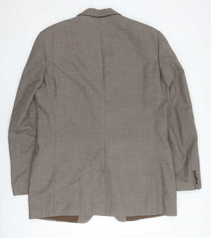 Mens UK Size 43-44 St Michael Regular Brown Suit Jacket