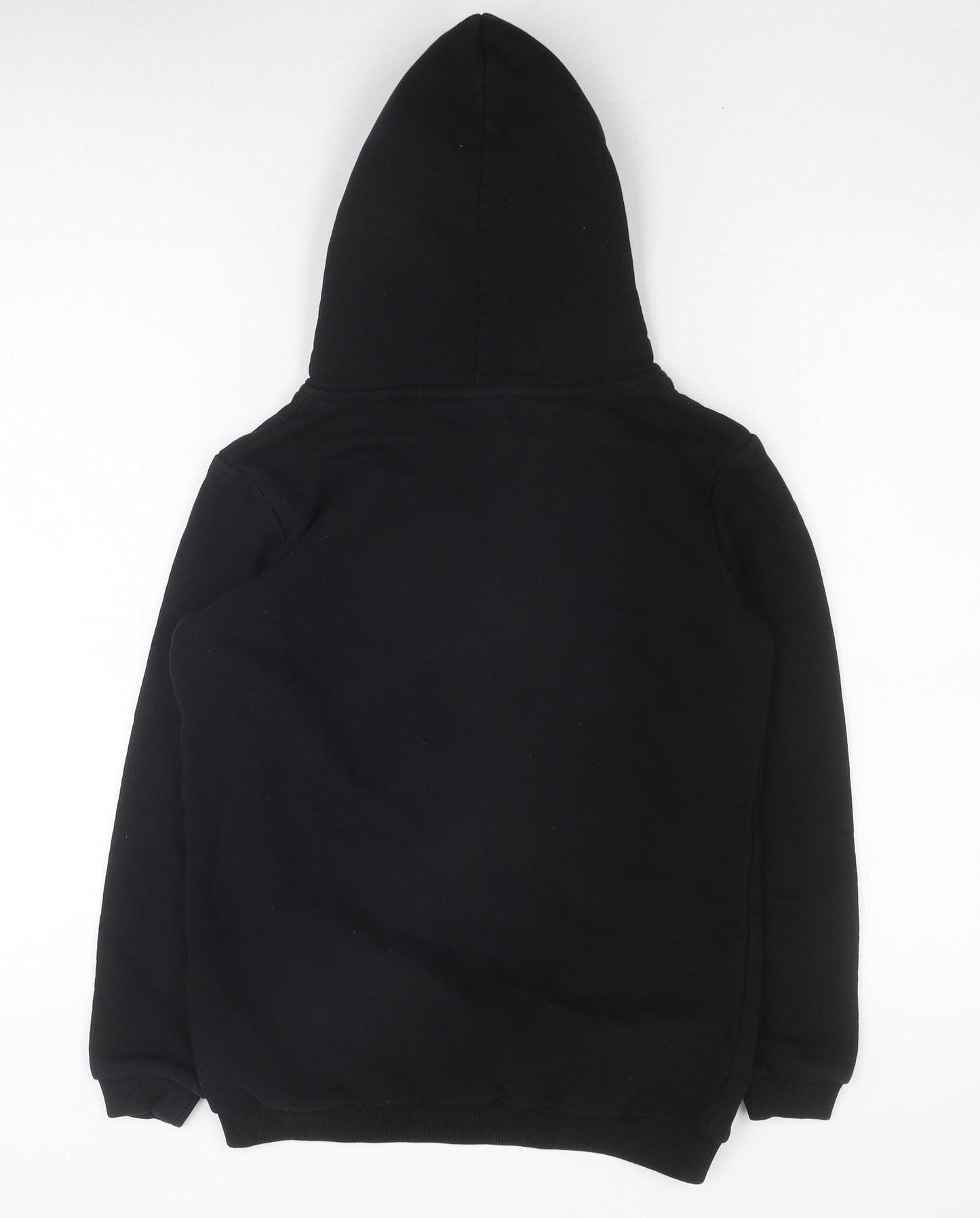 LFC Boys Black Pullover Hoodie 11-12 Years Hooded Graphic Liverpool FC