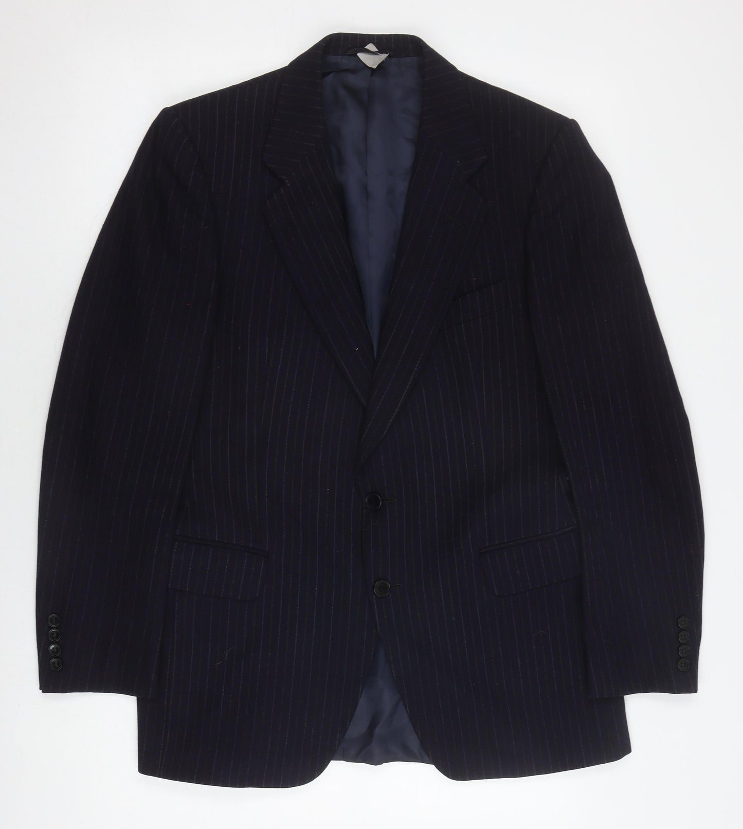 Mens UK Size 37-38 St Michael Regular Black Suit Jacket