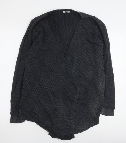 Womens UK Size M Tezenis Black Cardigan Jumper