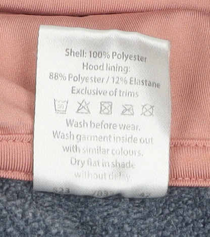 Crane Girls Grey Full Zip Hoodie 13-14 Years Hooded Fleece