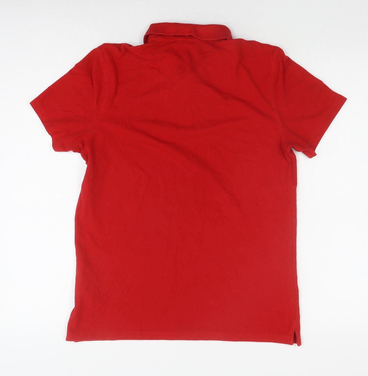 Fanatics Men's Red Polo S Rugby Short Sleeve