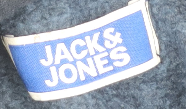 Jack & Jones Boys Blue Hoodie, Size 164, Pullover Style