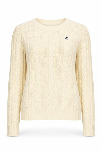 Womens UK Size 10 Blonde + Blonde Ivory Pullover Jumper