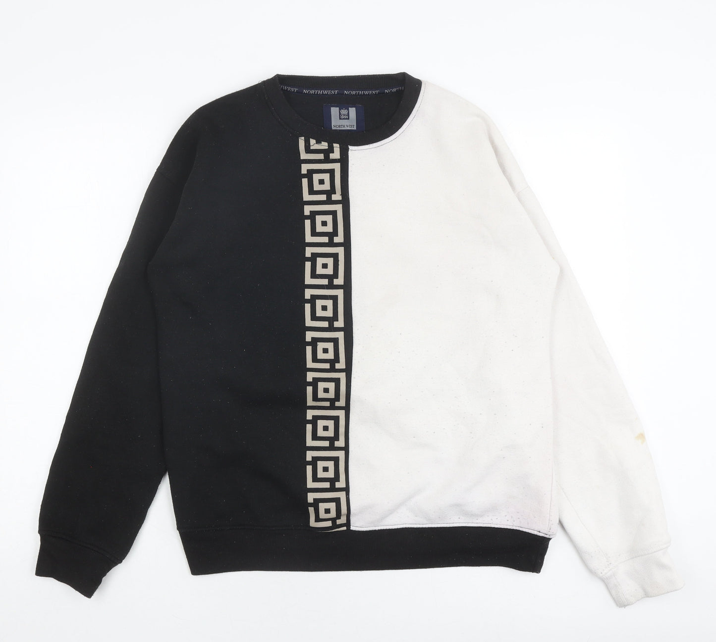 Mens UK Size S North West Multicoloured Pullover Sweatshirt