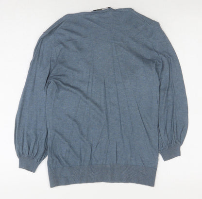 Womens UK Size L Great Plains Blue Cardigan Jumper