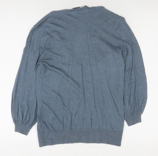 Womens UK Size L Great Plains Blue Cardigan Jumper