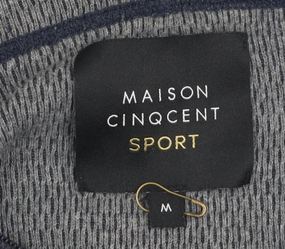 Mens UK Size M Maison Cinqcent Sport Black Hooded