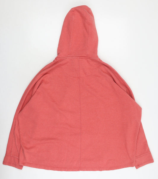 Mens UK Size M FatFace Pink Pullover Hoodie