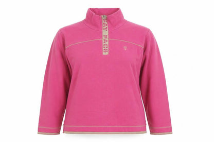 Cooper Phils Women's Pink Sweatshirt Size 12 Graphic 1/4 Zip