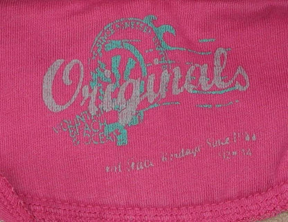 Cooper Phils Women's Pink Sweatshirt Size 12 Graphic 1/4 Zip