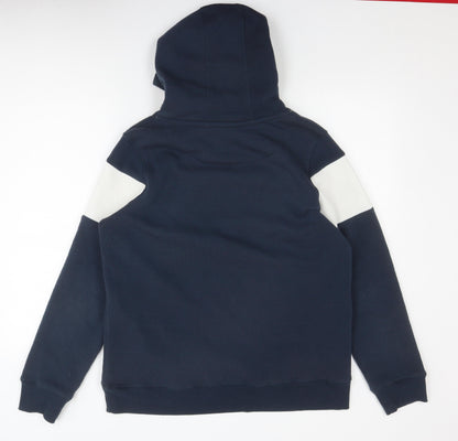 Mens UK Size M Brave Soul Blue Pullover Hoodie