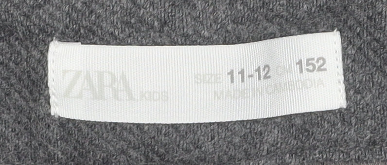 Zara Boys Grey Jogger Trousers, Size 11-12 Years, Casual