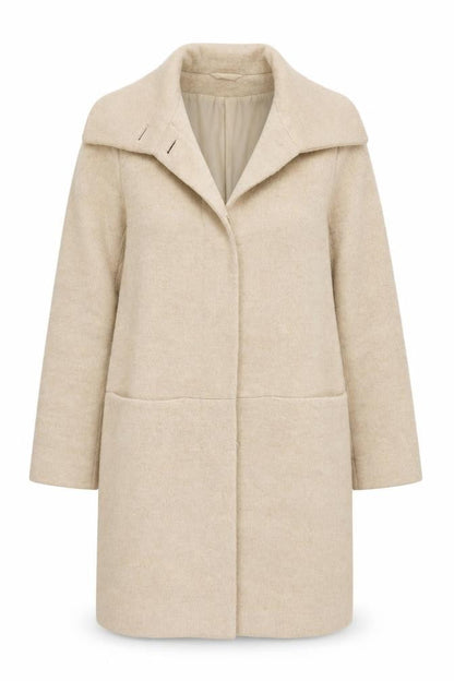 Womens UK Size 12 Marks and Spencer Beige Overcoat