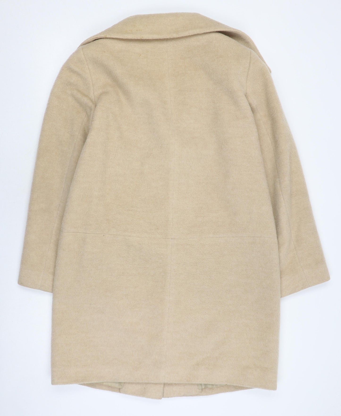 Womens UK Size 12 Marks and Spencer Beige Overcoat