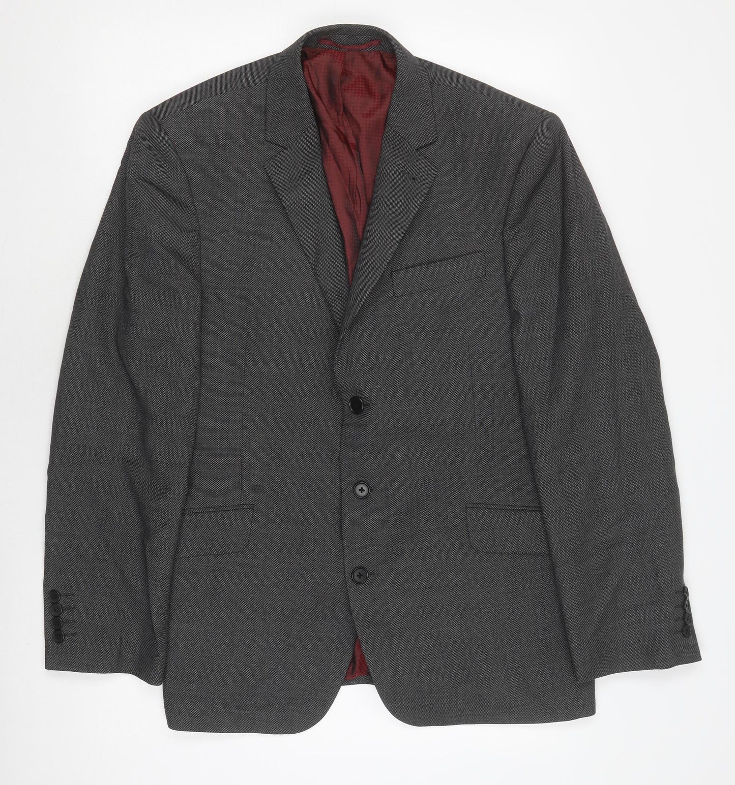 Mens UK Size 42 NEXT Regular Grey Suit Jacket