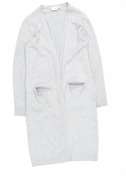 Womens UK Size 12 VILA Grey Cardigan Jumper