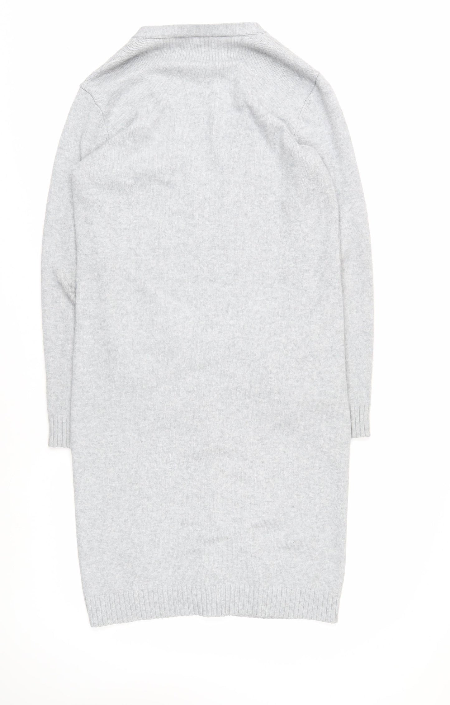 Womens UK Size 12 VILA Grey Cardigan Jumper