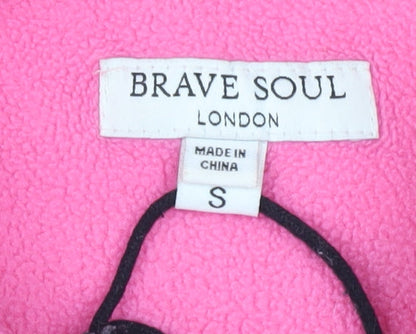 Brave Soul Women's Pink Pullover Sweatshirt - Size S