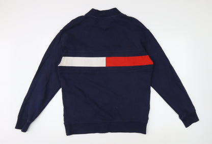 Tommy Jeans Men's Navy Small Pullover Jumper