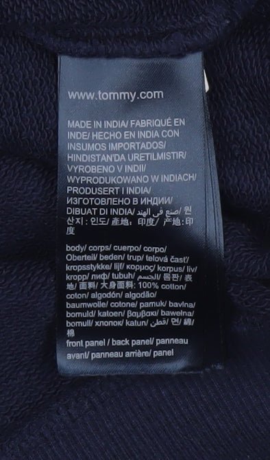 Tommy Jeans Men's Navy Small Pullover Jumper