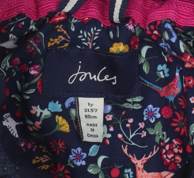 Joules Unisex Toddler Quilted Jacket 12 Months Blue