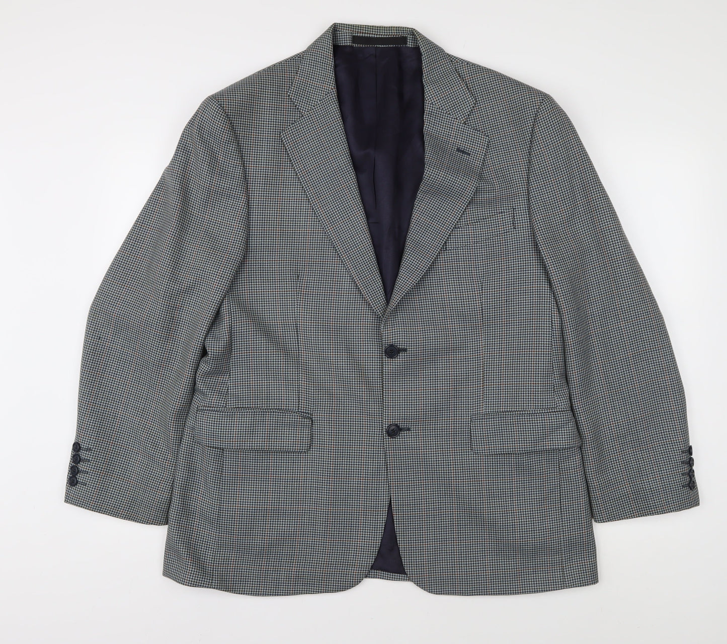 Mens UK Size 40 Marks and Spencer Regular Blue Suit Jacket