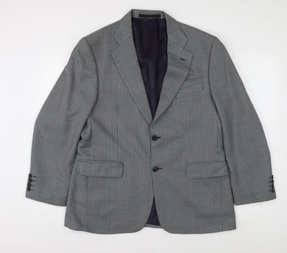 Mens UK Size 40 Marks and Spencer Regular Blue Suit Jacket