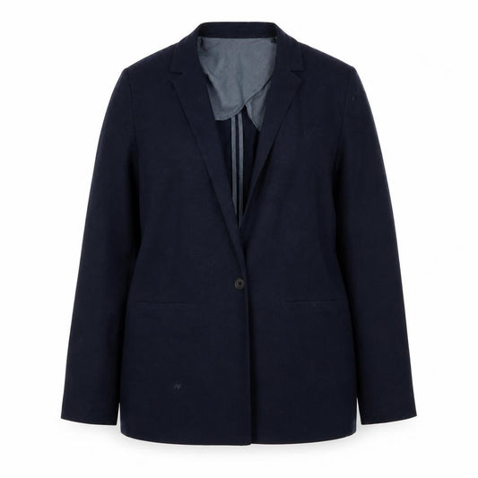 Gap Women's Blue Suit Jacket Size 14
