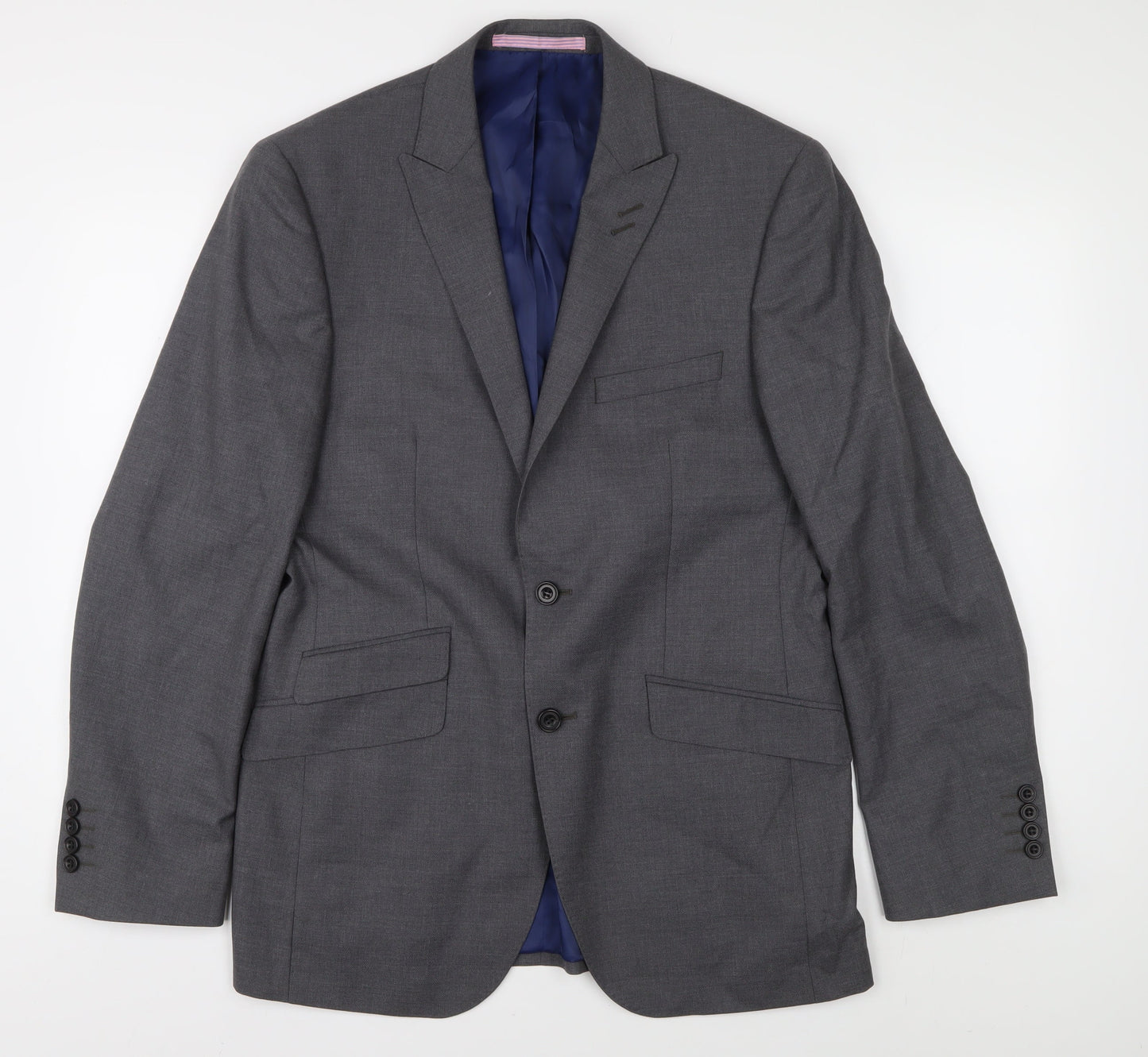 Mens UK Size 38 Marks and Spencer Regular Grey Suit Jacket