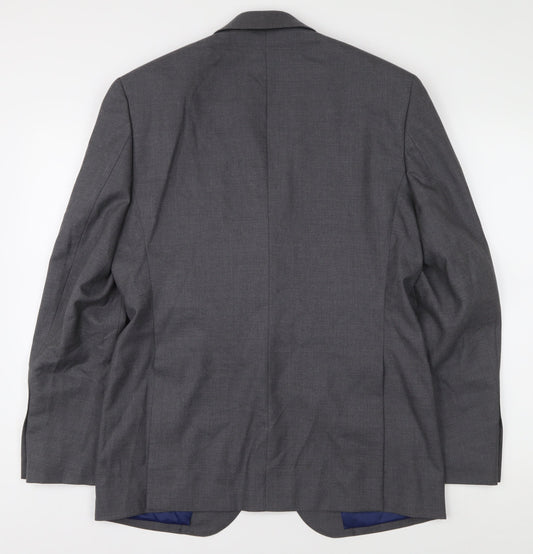 Mens UK Size 38 Marks and Spencer Regular Grey Suit Jacket