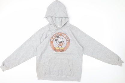 Unisex Adults UK Size M Disney Grey Pullover Hoodie